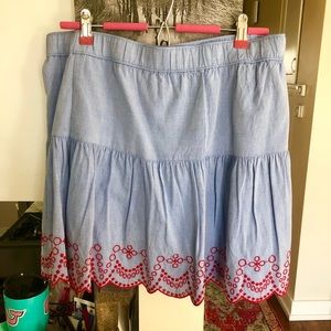 NWOT Vineyard Vines Flounce Skirt